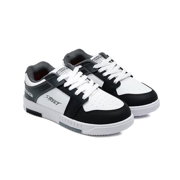 ASIAN Boy's Tarzan-04 Kids Casual White Sneaker with Lightweight Synthetic Upper Lace-Up Shoes for Kid's & Boy's - Image 2