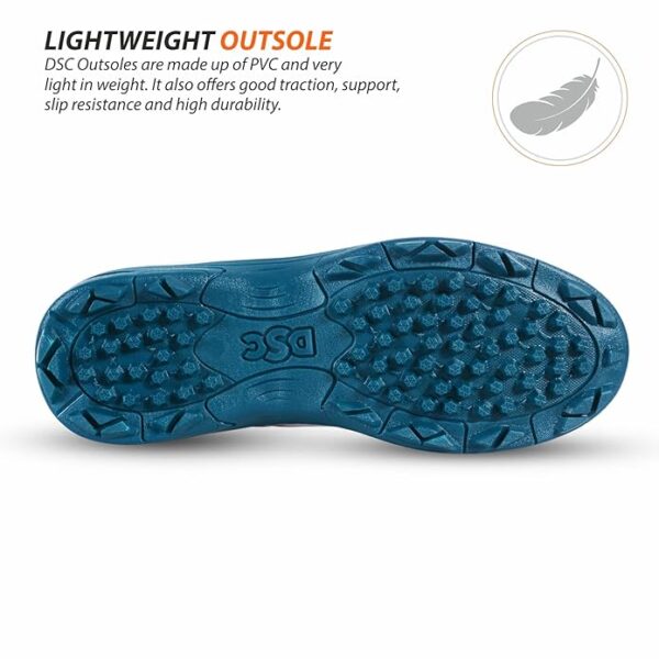 DSC Belter Cricket Shoes | for Boys and Men | Closure: Lace-Up | Eva Sock Liner | Lightweight Outsole | Durable - Image 5